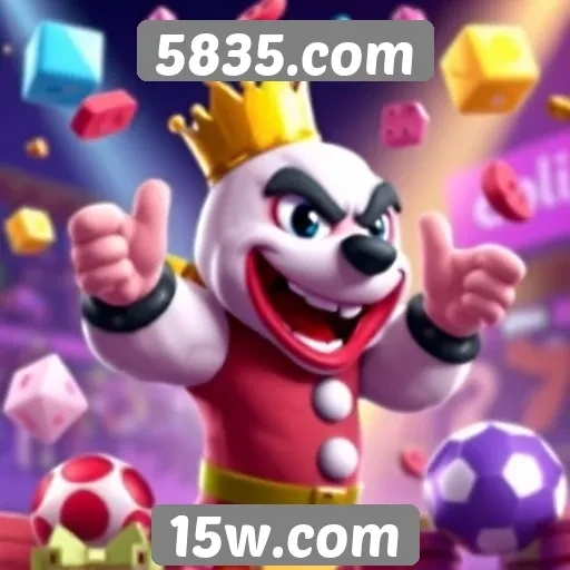 Exploração das ofertas de jogos no site 5835.com